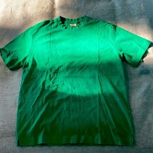 Awesome GREEN tee with sculpted arm openings